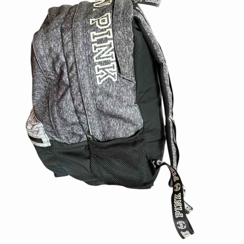 PINK Victoria's Secret Charcoal and Black Backpack